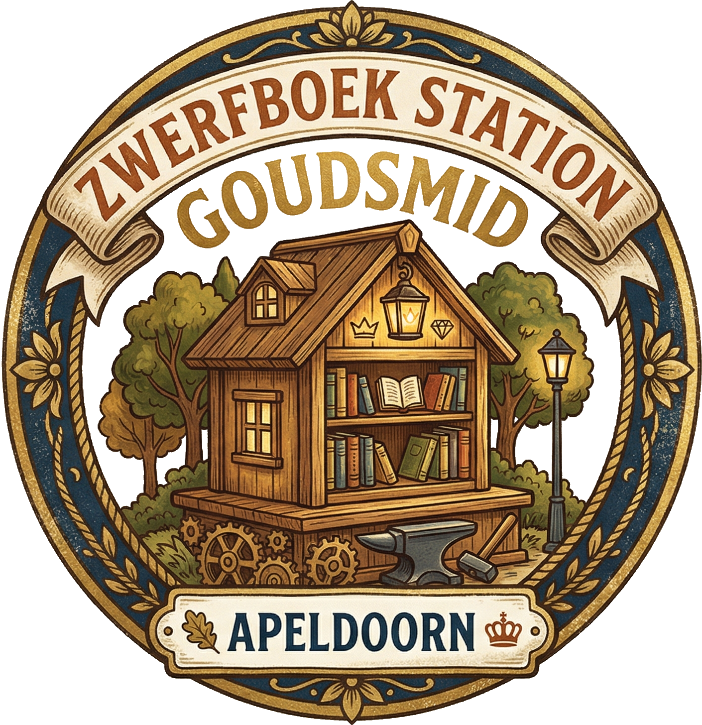 Zwerfboek Station Goudsmid